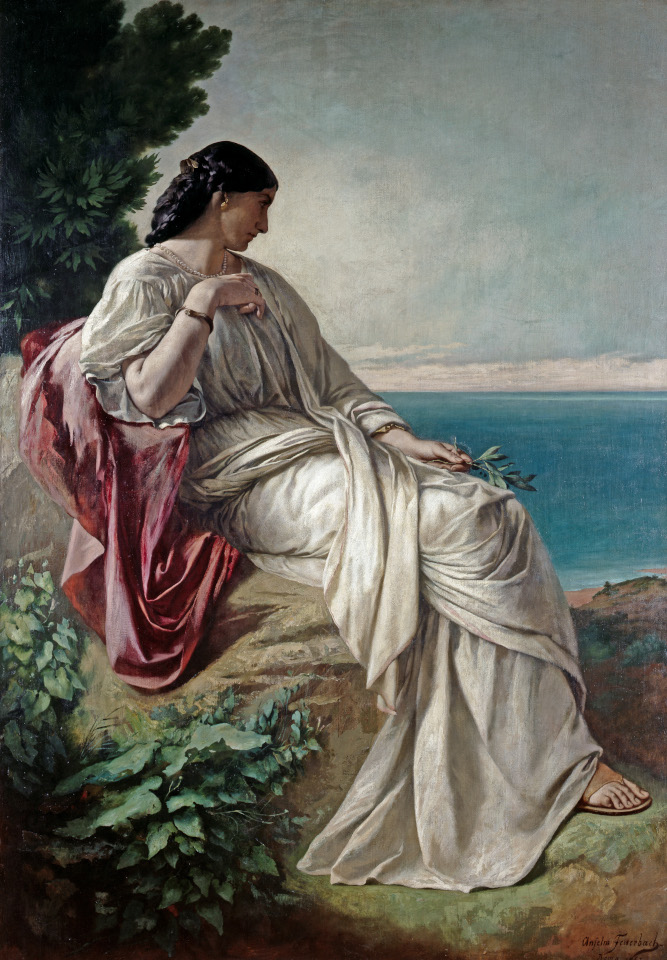 Abb. 4: Anselm Feuerbach, "Iphigenia", Gemälde, 1871, Öl auf Leinwand, 192,5 x 126,5 cm, Staatsgalerie Stuttgart, Public Domain